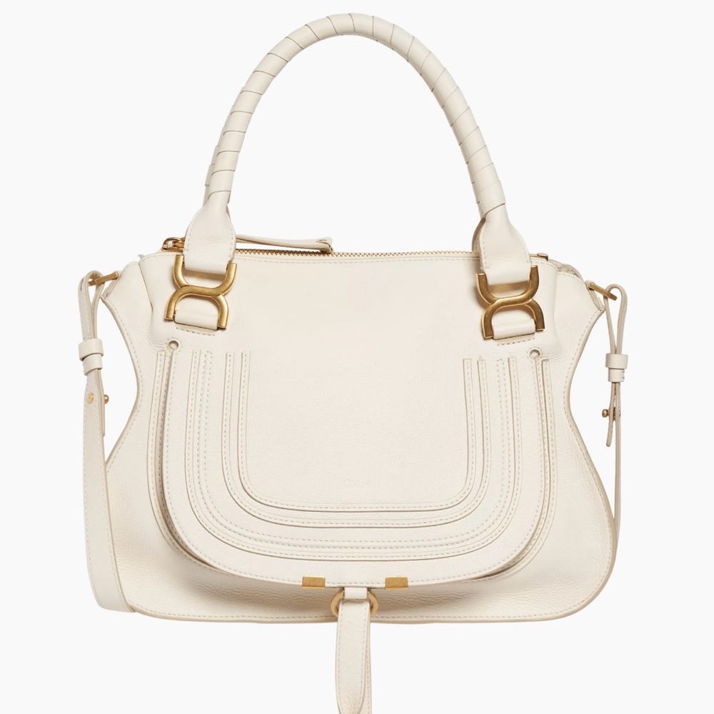 Chloe Medium Marcie Leather Satchel